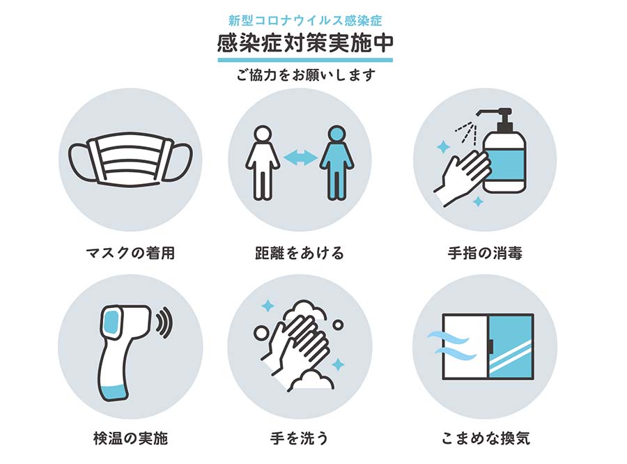新型コロナウイルス感染拡大防止に伴う対策について